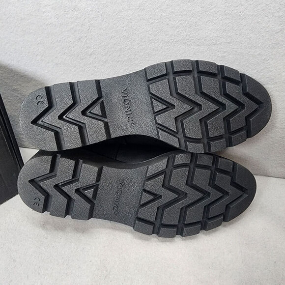 Vionic‎ Willa Wedge Women's Slip-on Loafer Black Leather - 8 Medium - Picture 10 of 10